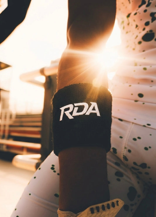Black RDA Athletic Wristbands (2-Pack)
