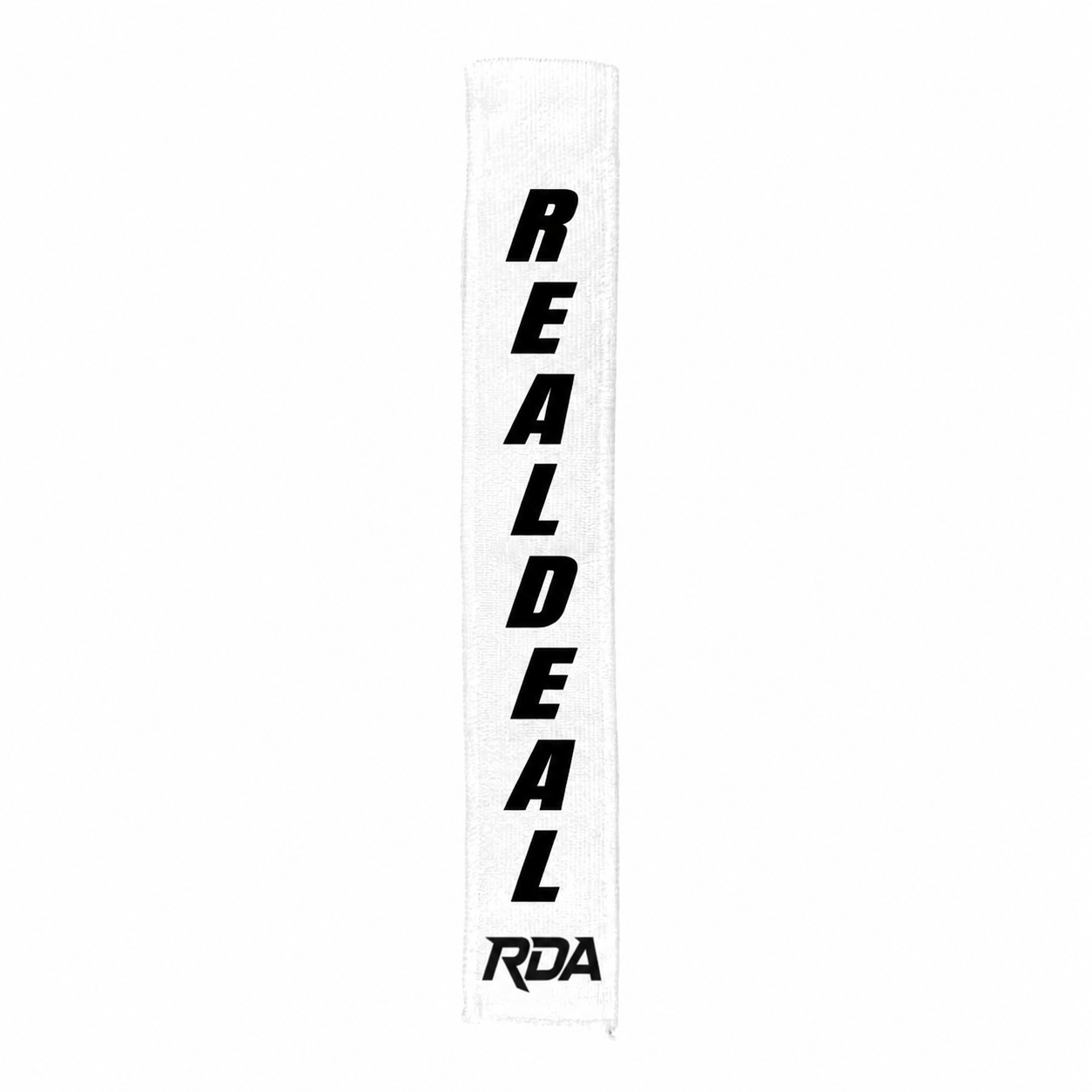 White RealDeal Streamer Football Towel