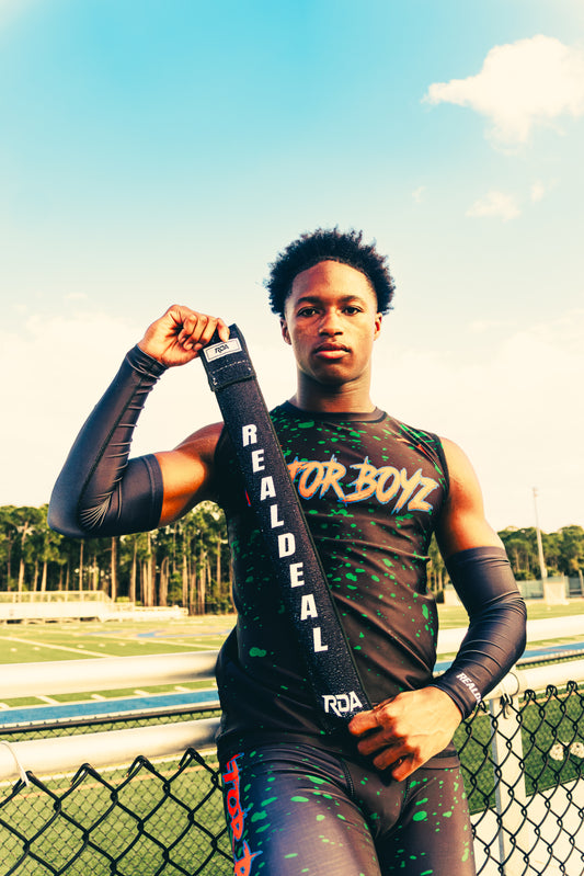 Black Football Streamer Towel – Game Ready & Stylish