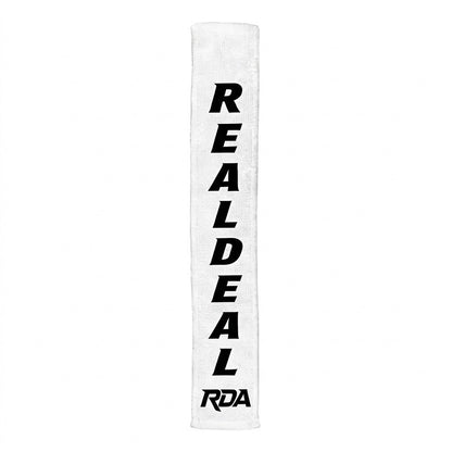 White RealDeal Streamer Football Towel