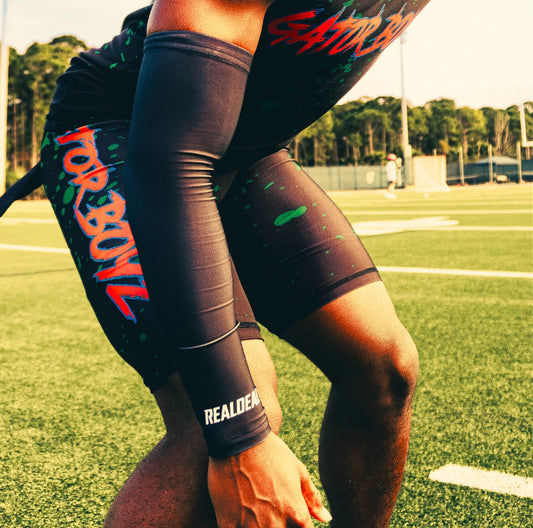 Black RealDeal Athletic Arm Sleeves