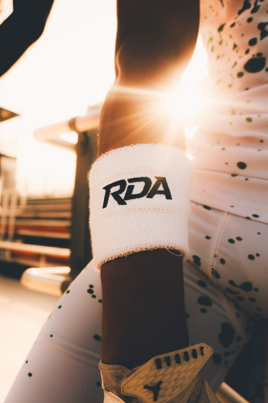 White Football Wristbands (2-Pack) – Performance Gear