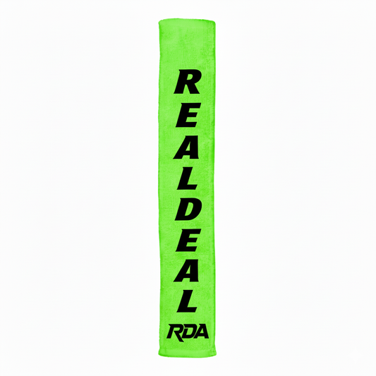 Slime Green RealDeal Streamer Football Towel