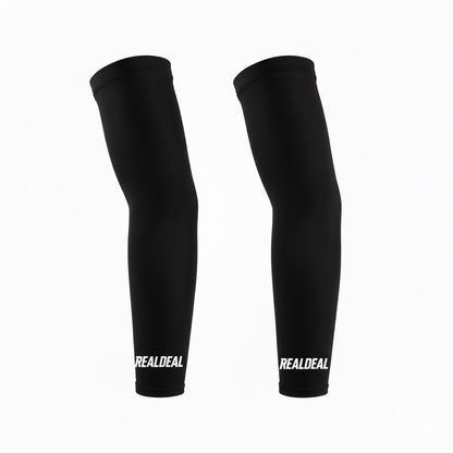 Black RealDeal Athletic Arm Sleeves