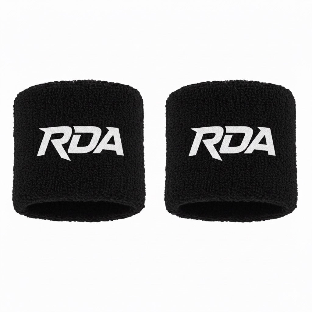 Black RDA Athletic Wristbands (2-Pack)