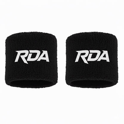 Black RDA Athletic Wristbands (2-Pack)